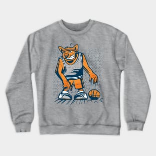 Basketball Dog Crewneck Sweatshirt